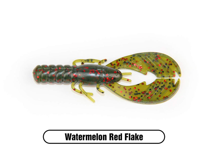 Xzone Lures 4" Muscle Back Craw 7pk