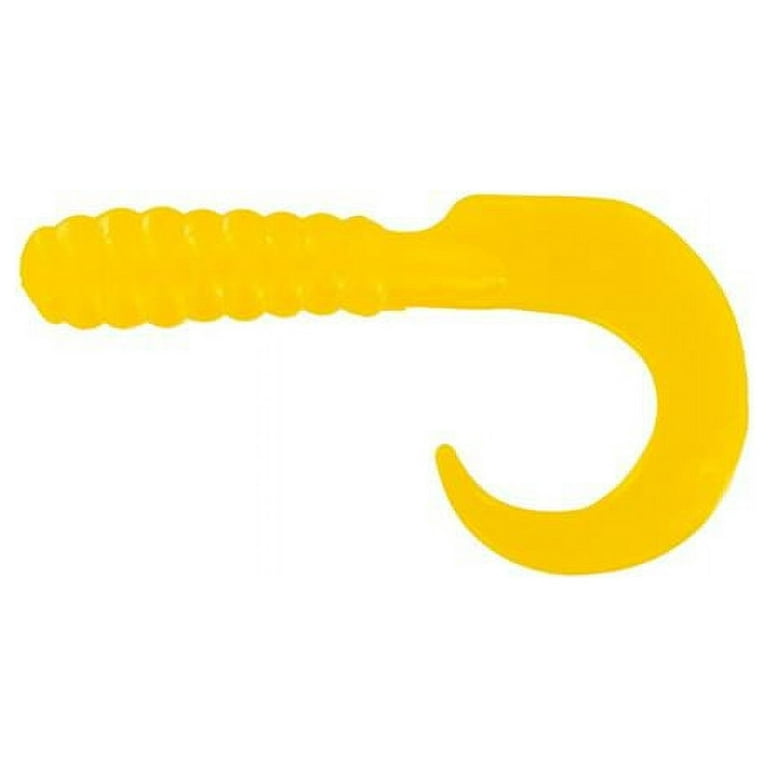 BBB 3 Curl Tail Grubs Yellow