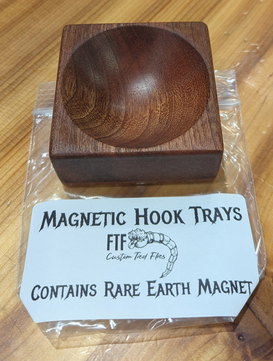 FTF Custom Wooden Magnetic Hook Tray