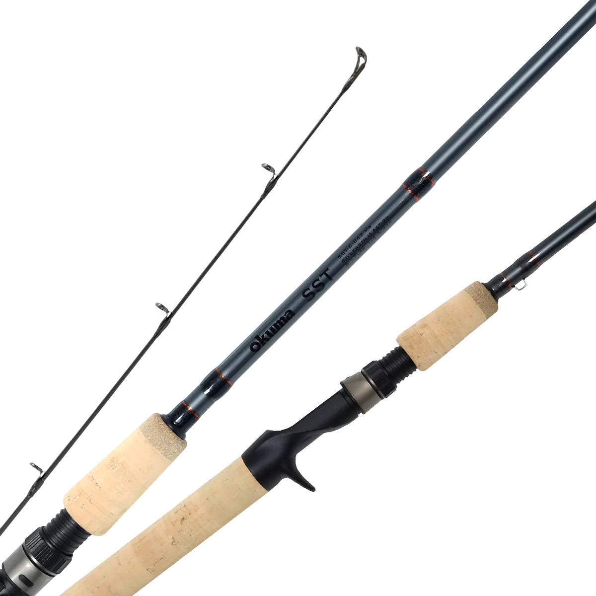 Okuma SST-C-702La SST Light Kokanee/Casting Rod with Cork Grip [Oversized Item; Extra Shipping Charge*]