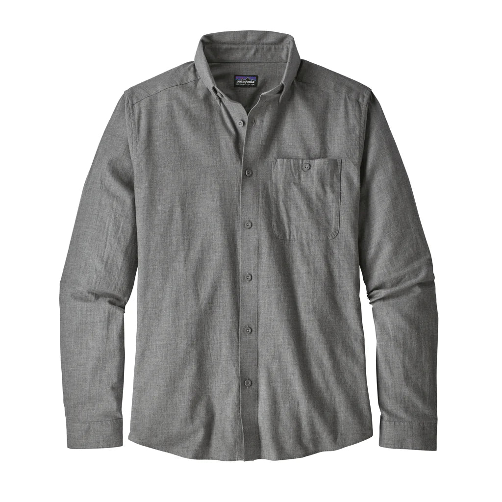 Patagonia Men's Long Sleeve Vjosa River Pima Cotton Shirt