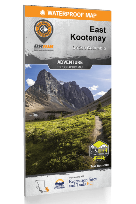 Backroad Mapbooks Waterproof Map - East Kootenay BC - Adventure