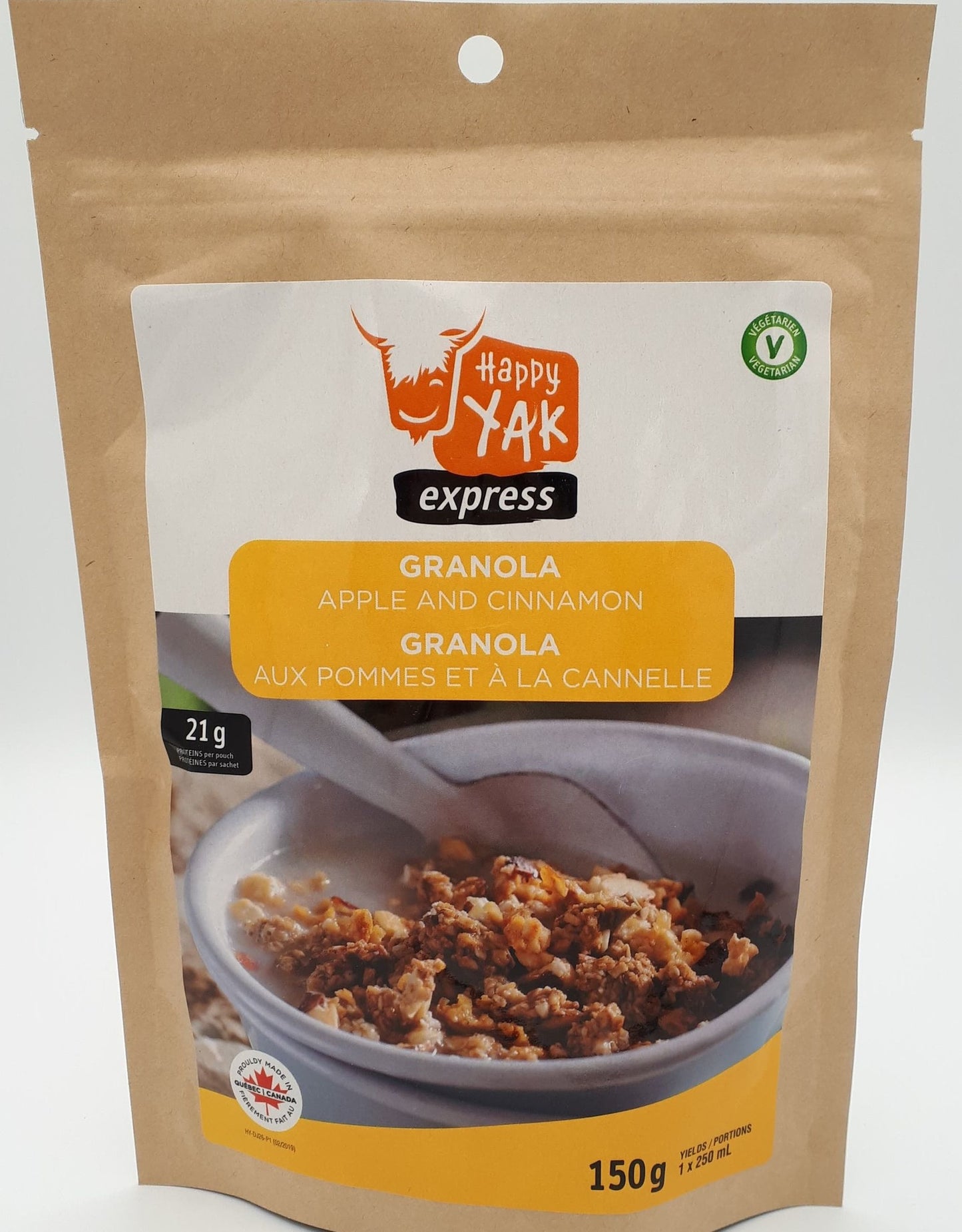 Happy Yak Apple and Cinnamon Granola