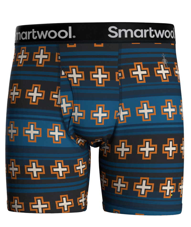 Smartwool Men's Merino Print Boxer Brief Boxed