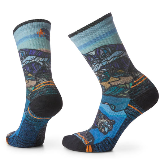 Smartwool Women's Hike Light Cushion Icy Range Print Crew Socks