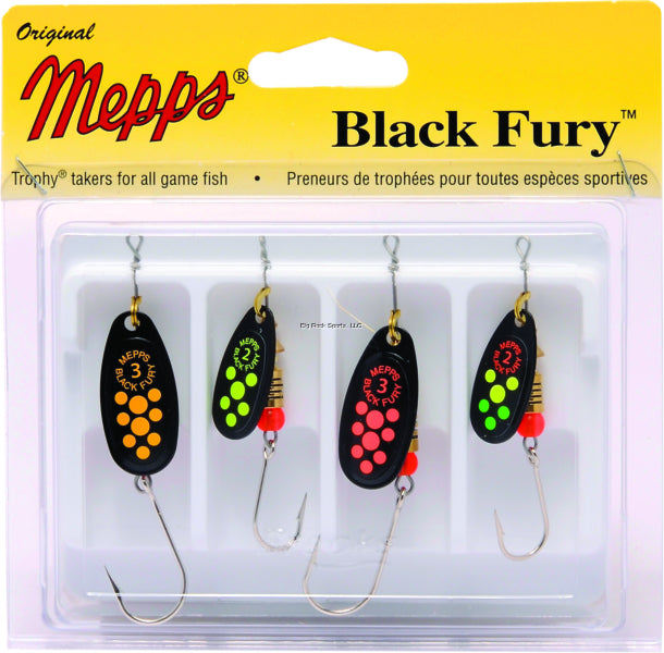 Mepps Black Fury 4 Pack