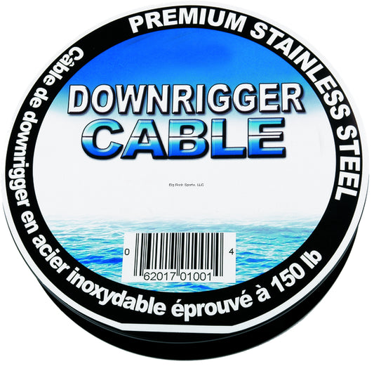 Scotty 1000K Premium Stainless Steel Downrigger Cable, 150lb Test, 200 ft spool,w/kit