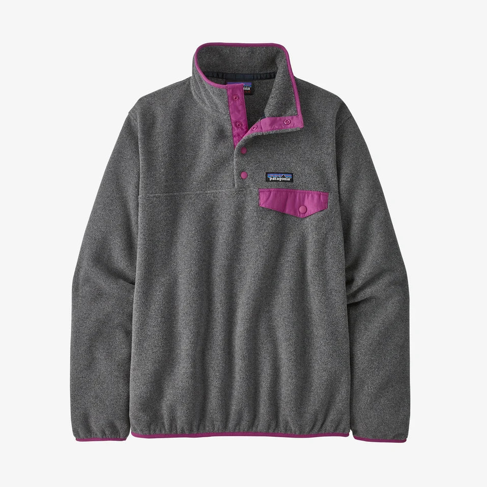 Patagonia Womens Light Synchilla Snap-T Fleece Pullover Lilac
