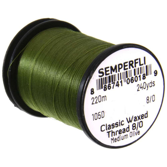 Semperfli Classic Waxed Thread 8/0